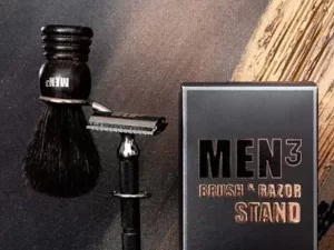 Houder in verchroomd nikkel - MEN³